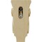 Ekena Millwork 3"W x 1 3/4"D x 6"H Extra Small Traditional Pilaster Wood Corbel, Maple CORW03X02X06PTMA - alternate 2